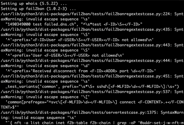 Screenshot of error when trying to run my First Ten Seconds shell script.